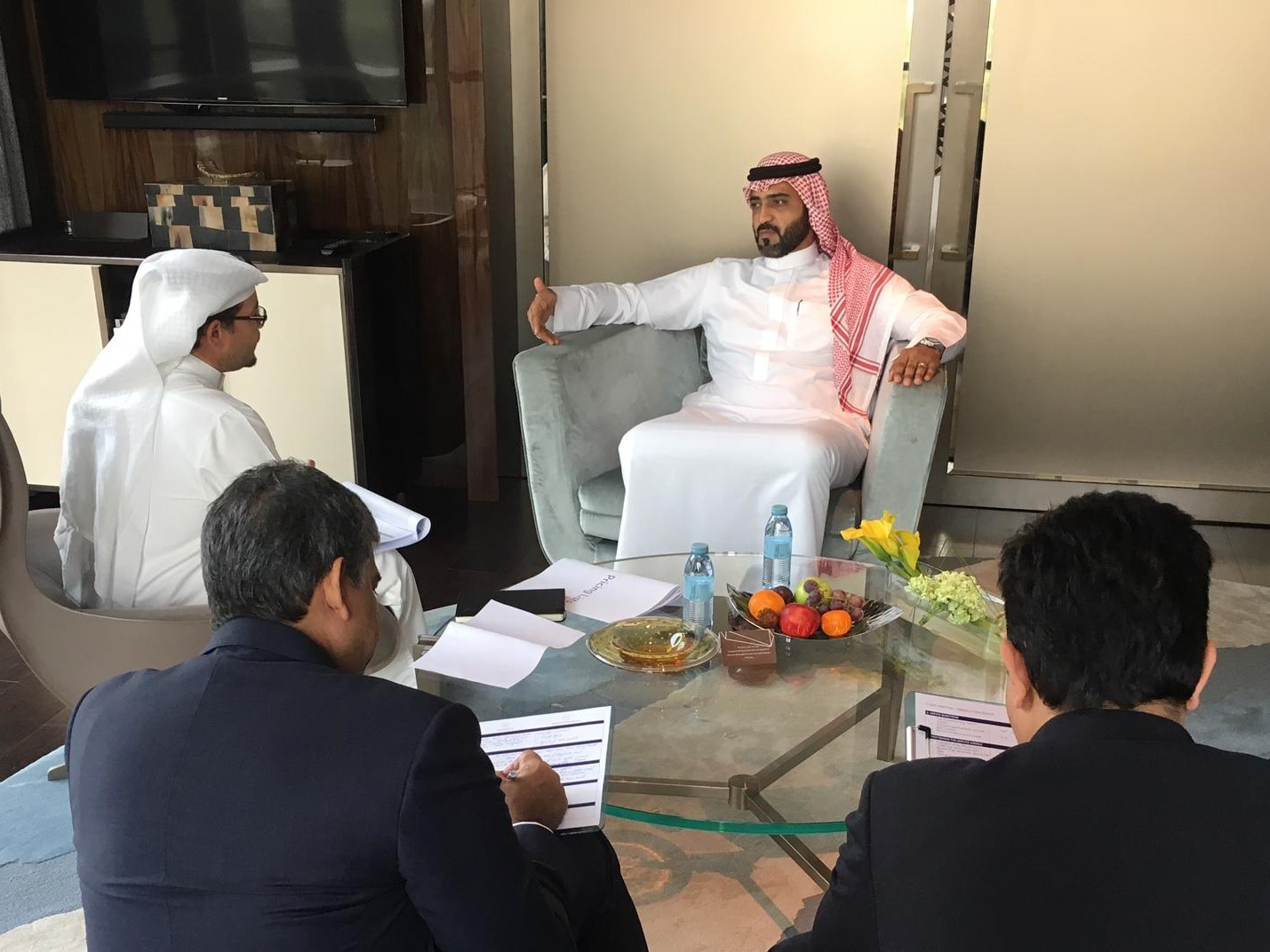 Kundengespräch Banking mit Schauspieler